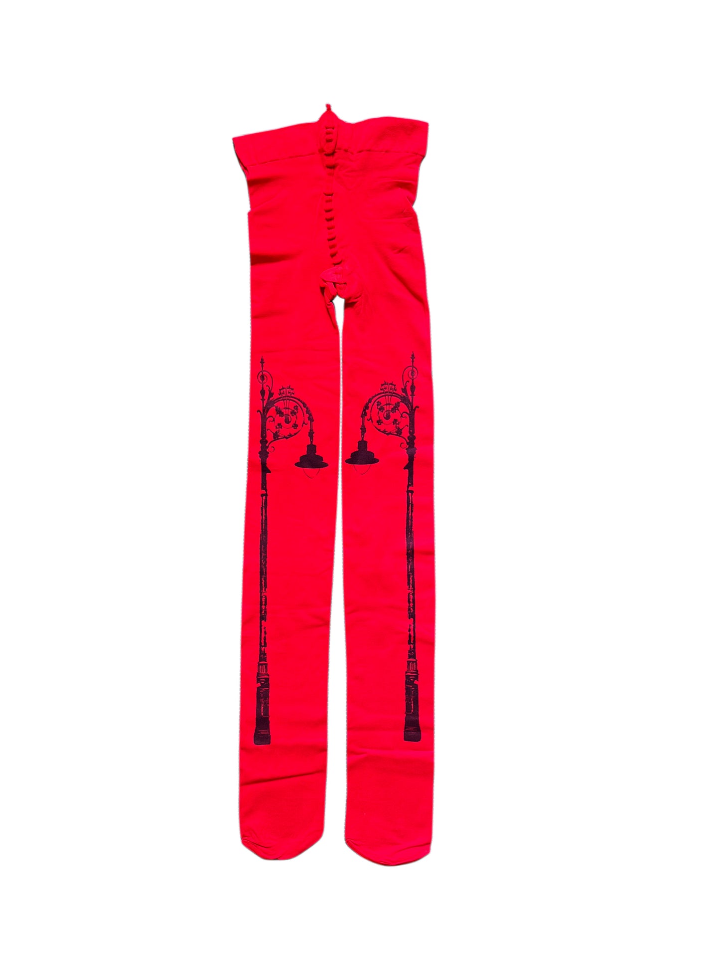 Red Dublin Lamppost Tights