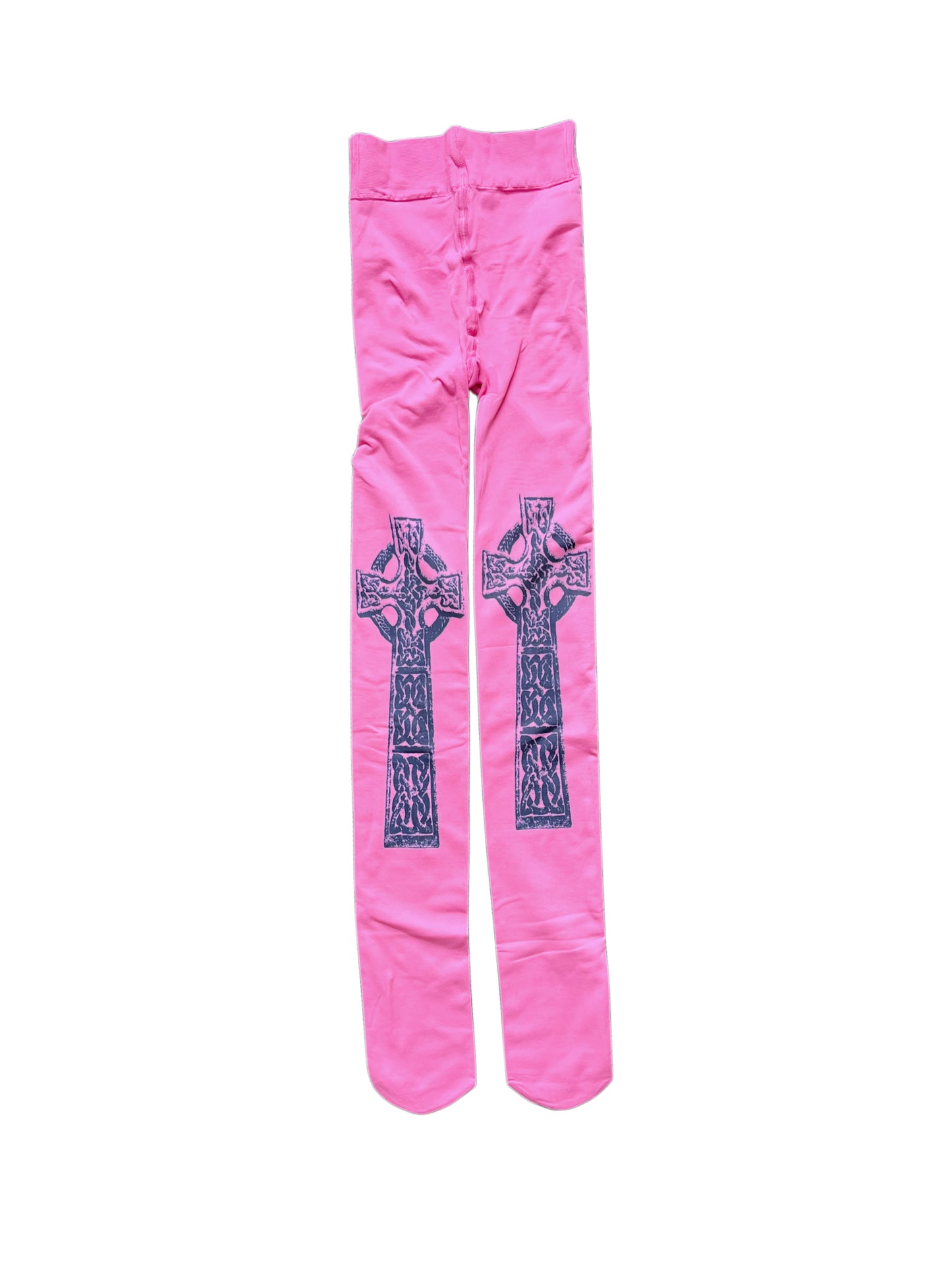 Bubblegum pink High Cross Tights
