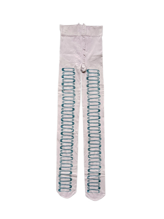 Dusty Purple Safety Pin Tights