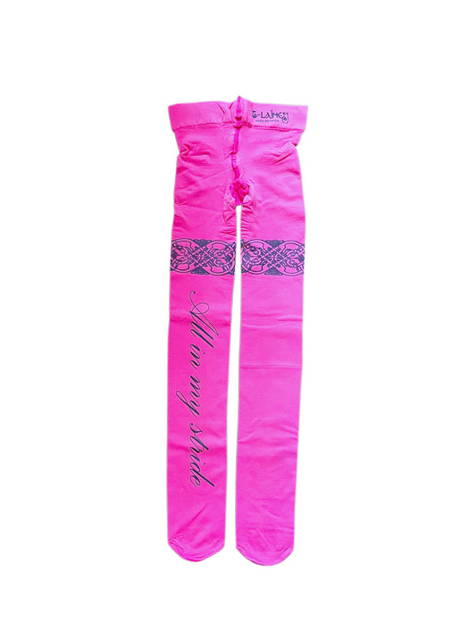 Hot Pink Celtic Garter Belt