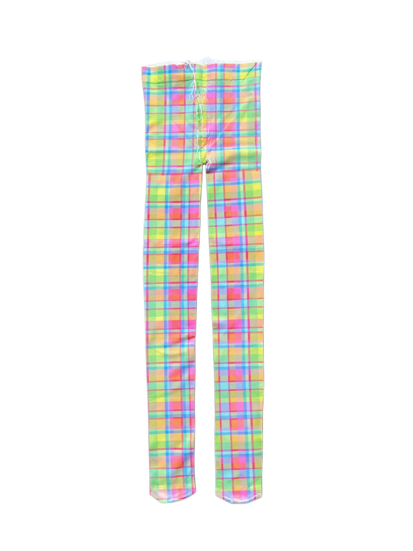 Pastel Tartan Tights