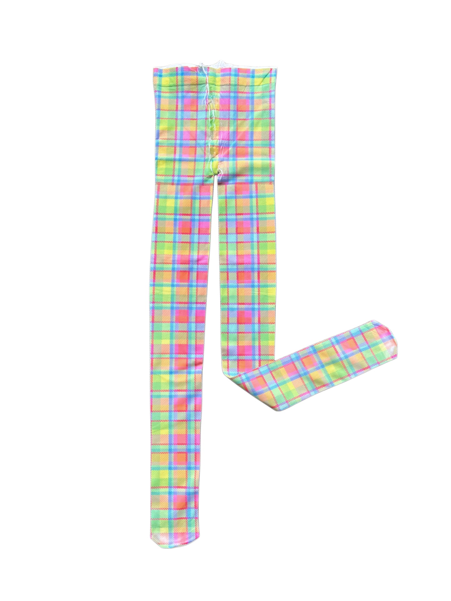 Pastel Tartan Tights