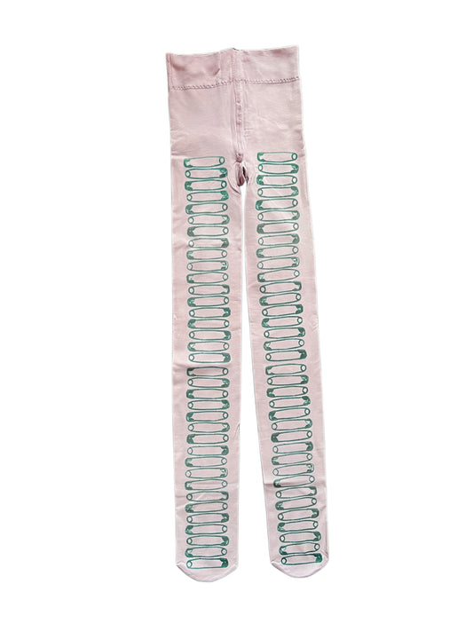 Dusty Purple Safety Pin Tights